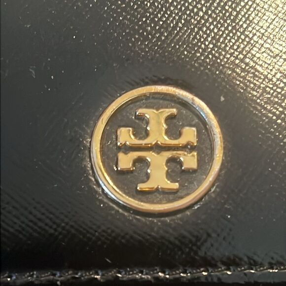 Tory Burch Black Leather Long Continental Evelope Wallet - Picture 12 of 14